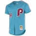 Philadelphia Phillies Pete Rose Men's Mitchell & Ness Light Blue Cooperstown Collection Authentic Jersey