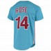 Philadelphia Phillies Pete Rose Men's Mitchell & Ness Light Blue Cooperstown Collection Authentic Jersey