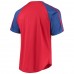 Philadelphia Phillies Men's Stitches Red Button-Down Raglan Replica Jersey