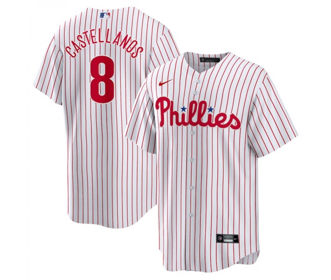 Philadelphia Phillies Nick Castellanos Men's Nike White Replica Player Jersey