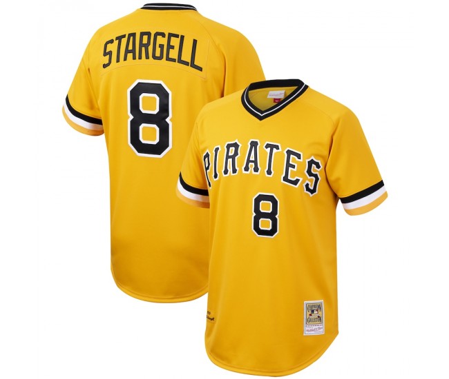 Willie Stargell Pittsburgh Pirates Mitchell & Ness Cooperstown Collection Authentic Jersey - Gold