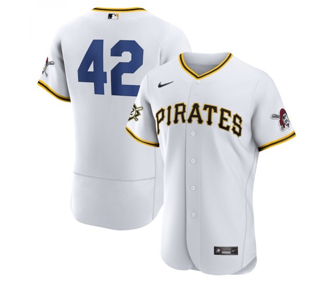 Pittsburgh Pirates Jackie Robinson Men's Nike White Authentic Player Jersey