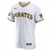 Pittsburgh Pirates Jackie Robinson Men's Nike White Authentic Player Jersey