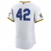 Pittsburgh Pirates Jackie Robinson Men's Nike White Authentic Player Jersey