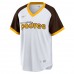 San Diego Padres Men's Nike White Home Cooperstown Collection Team Jersey