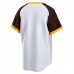 San Diego Padres Men's Nike White Home Cooperstown Collection Team Jersey