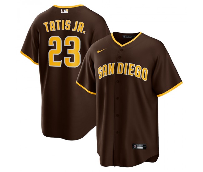 San Diego Padres Fernando Tatis Jr. Men's Nike Brown Alternate Replica Player Jersey