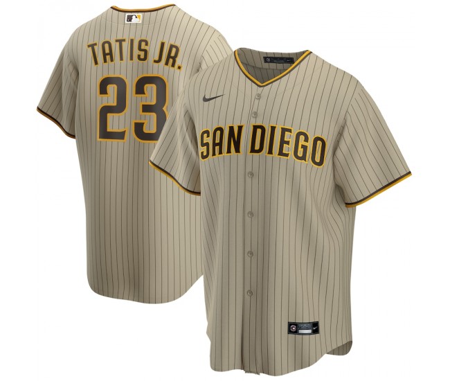 San Diego Padres Fernando Tatis Jr. Men's Nike Tan Alternate Replica Player Jersey