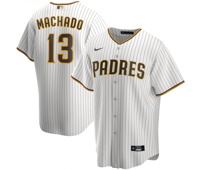 San Diego Padres Manny Machado Men's Nike White Alternate Replica Player Jersey