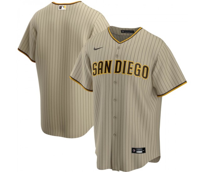 San Diego Padres Men's Nike Tan Alternate Replica Team Jersey