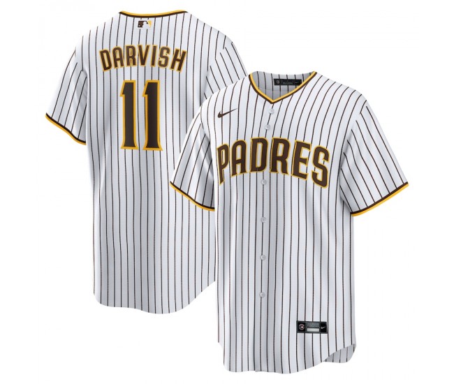 San Diego Padres Yu Darvish Men's Nike White Home Replica Player Jersey