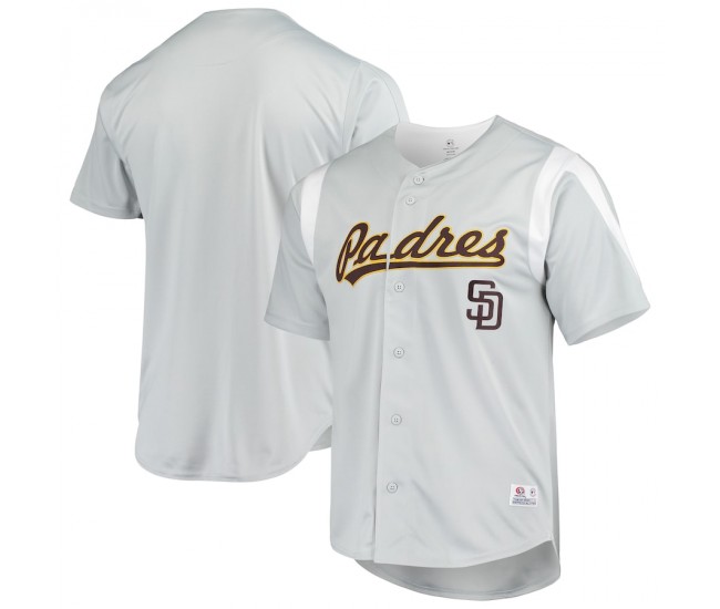 San Diego Padres Men's Stitches Gray Chase Jersey