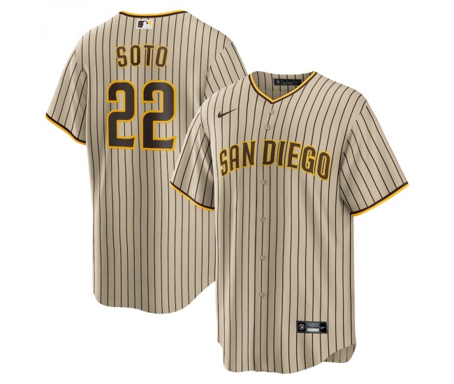 San Diego Padres Juan Soto Men's Nike Tan/Brown Alternate Replica Player Jersey