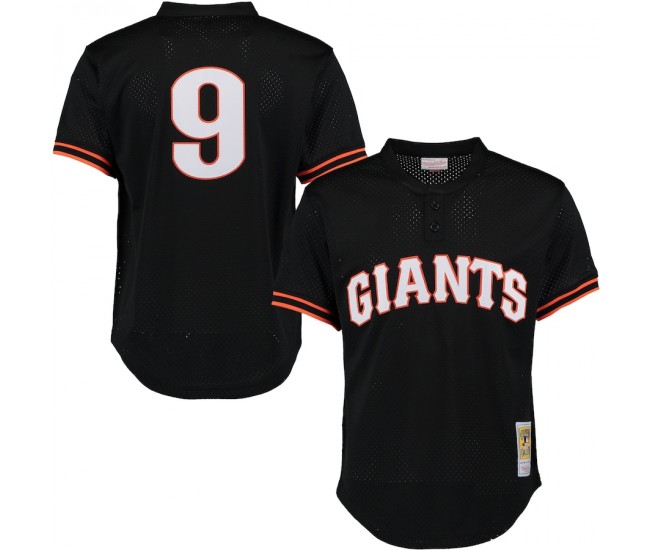 San Francisco Giants Matt Williams Men's Mitchell & Ness Black Cooperstown Mesh Batting Practice Jersey