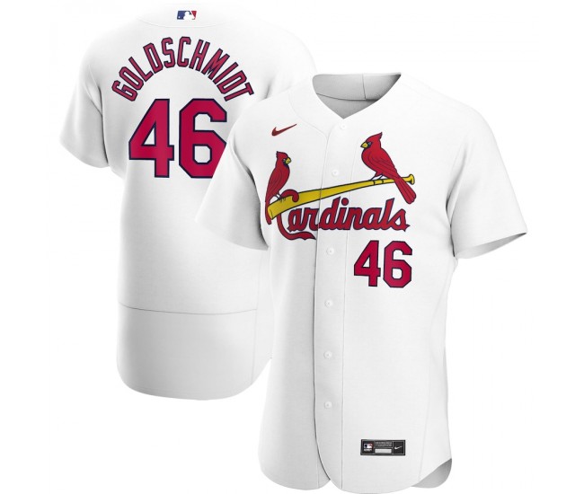 St. Louis Cardinals Paul Goldschmidt Men's Nike White Home Authentic Player Jersey