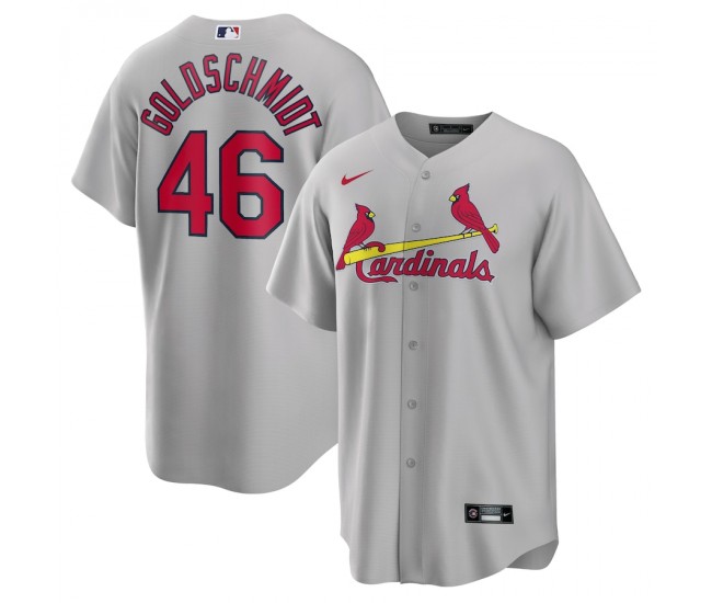 St. Louis Cardinals Paul Goldschmidt Men's Nike Gray Road Replica Player Name Jersey