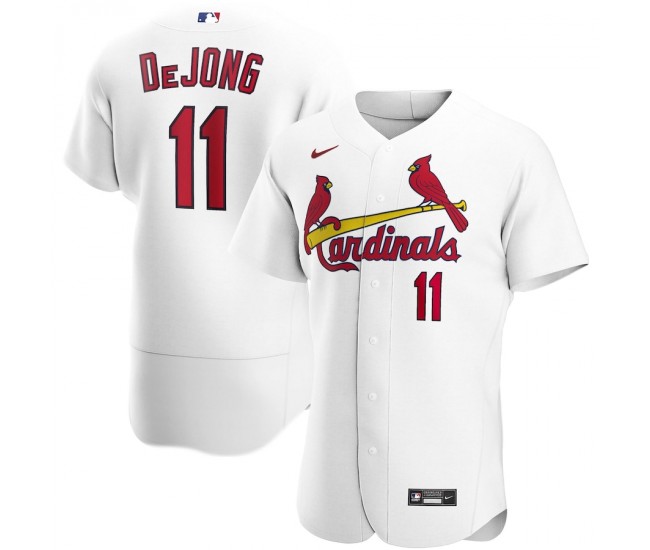 St. Louis Cardinals Paul DeJong Men's Nike White Home Authentic Player Jersey