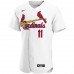 St. Louis Cardinals Paul DeJong Men's Nike White Home Authentic Player Jersey