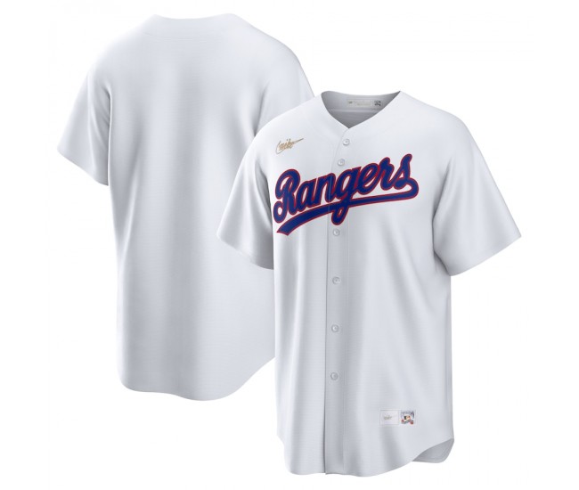 Texas Rangers Men's Nike White Home Cooperstown Collection Team Jersey