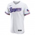 Texas Rangers Corey Seager Men's Nike White Home Authentic Player Jersey