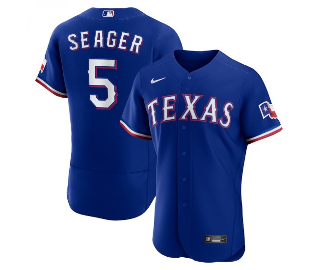 Texas Rangers Corey Seager Men's Nike Royal Alternate Authentic Player Jersey