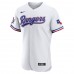 Texas Rangers Jackie Robinson Men's Nike White Authentic Player Jersey