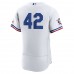 Texas Rangers Jackie Robinson Men's Nike White Authentic Player Jersey