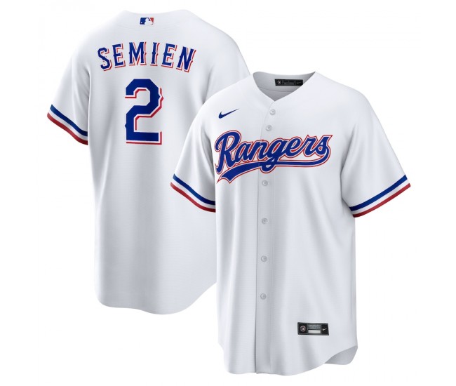 Texas Rangers Marcus Semien Men's Nike White Home Replica Player Jersey