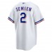 Texas Rangers Marcus Semien Men's Nike White Home Replica Player Jersey