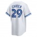 Toronto Blue Jays Joe Carter Men's Nike White Home Cooperstown Collection Player Jersey