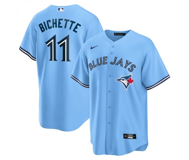 Toronto Blue Jays Bo Bichette Men's Nike Powder Blue Alternate Replica Player Name Jersey