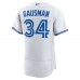 Toronto Blue Jays Kevin Gausman Men's Nike White Alternate Authentic Player Jersey