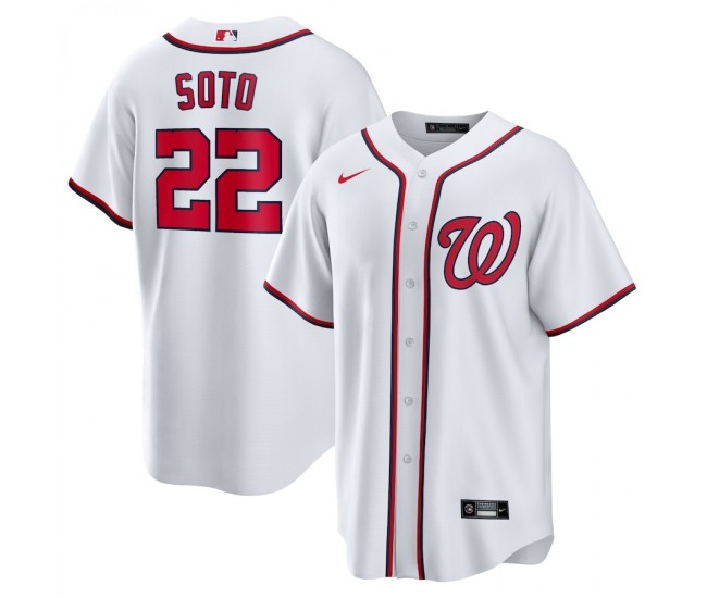 Washington Nationals Juan Soto Men's Nike White Home Replica Player Name Jersey