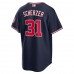 Washington Nationals Max Scherzer Men's Nike Navy Alternate Replica Player Name Jersey