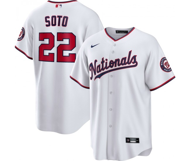 Washington Nationals Juan Soto Men's Nike White Alternate Replica Player Jersey