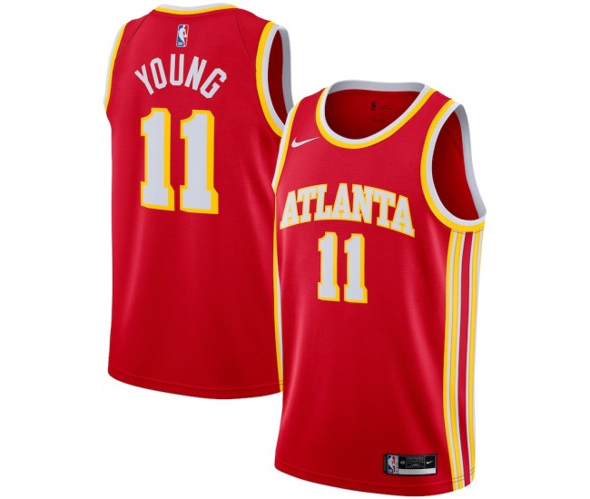 Atlanta Hawks Trae Young Men's Nike Red 2020/21 Swingman Jersey - Icon Edition