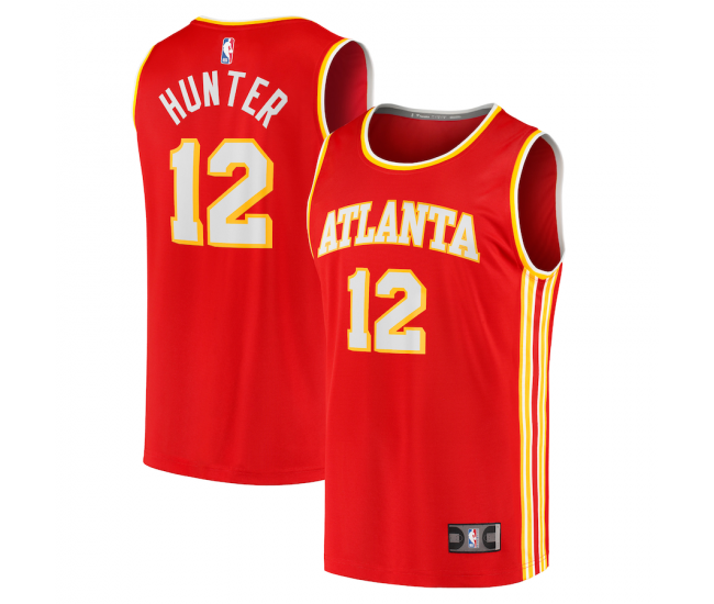 Atlanta Hawks De'Andre Hunter Men's Fanatics Branded Red 2021/22 Fast Break Replica Jersey - Icon Edition