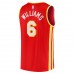 Atlanta Hawks Lou Williams Men's Fanatics Branded Red 2021/22 Fast Break Replica Jersey - Icon Edition