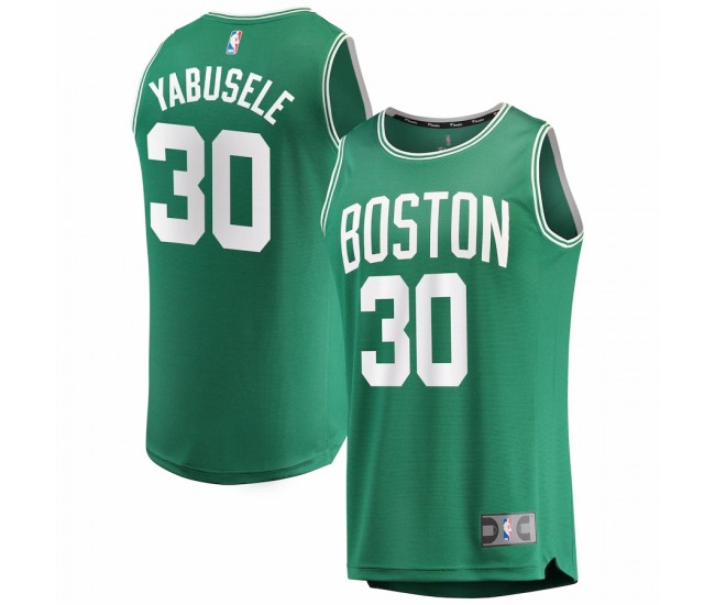 Boston Celtics Guerschon Yabusele Men's Fanatics Branded Green Fast Break Replica Player Jersey