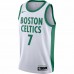 Boston Celtics Jaylen Brown Men's Nike White 2020/21 Swingman Player Jersey - City Edition