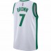 Boston Celtics Jaylen Brown Men's Nike White 2020/21 Swingman Player Jersey - City Edition