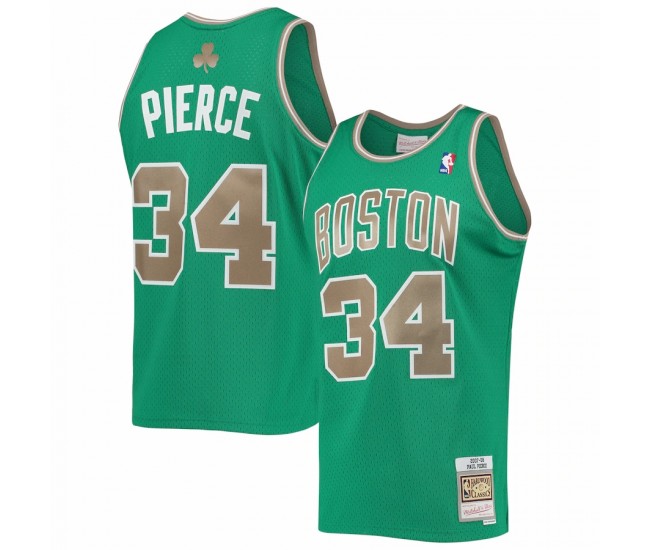 Boston Celtics Paul Pierce Men's Mitchell & Ness Kelly Green Hardwood Classics Swingman Jersey