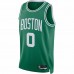 Boston Celtics Jayson Tatum Men's Nike Kelly Green 2021/22 Diamond Swingman Jersey - Icon Edition