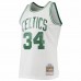 Boston Celtics Paul Pierce Men's Mitchell & Ness White 1996-97 Hardwood Classics NBA 75th Anniversary Diamond Swingman Jersey