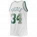 Boston Celtics Paul Pierce Men's Mitchell & Ness White 1996-97 Hardwood Classics NBA 75th Anniversary Diamond Swingman Jersey