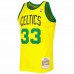 Boston Celtics Larry Bird Men's Mitchell & Ness Gold 1985-86 Hardwood Classics Reload 3.0 Swingman Jersey