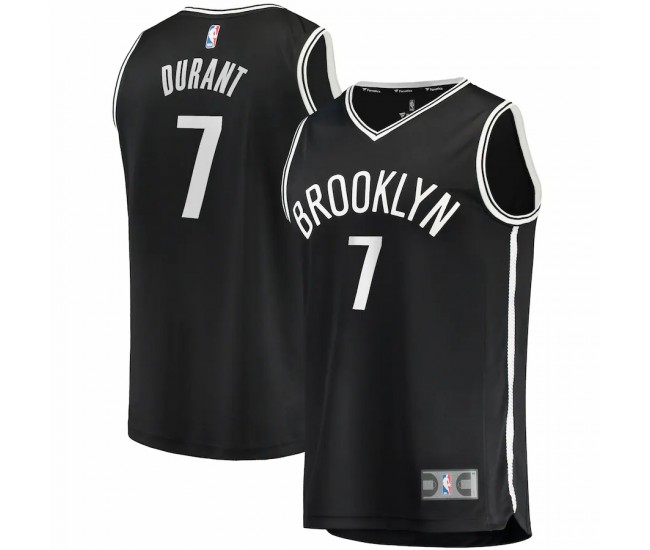 Brooklyn Nets Kevin Durant Men's Fanatics Branded Black 2019/20 Fast Break Replica Jersey - Icon Edition