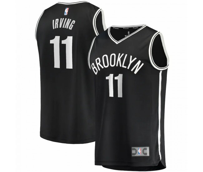 Brooklyn Nets Kyrie Irving Men's Fanatics Branded Black 2019/20 Fast Break Replica Jersey - Icon Edition