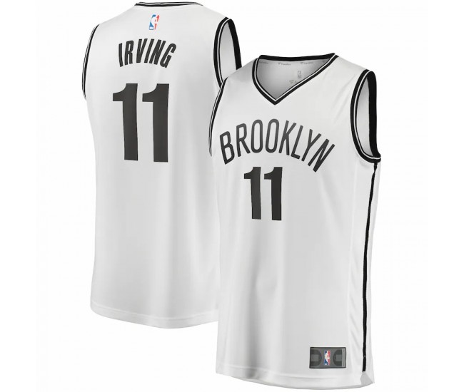 Brooklyn Nets Kyrie Irving Men's Fanatics Branded White 2019 Fast Break Player Movement Jersey - Icon Edition