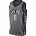 Brooklyn Nets Kyrie Irving Men's Jordan Brand Gray 2020/21 Swingman Jersey - Statement Edition